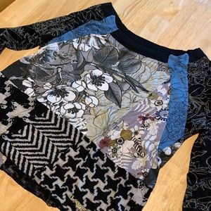 Slouchy desigual 3/4-sleeve t